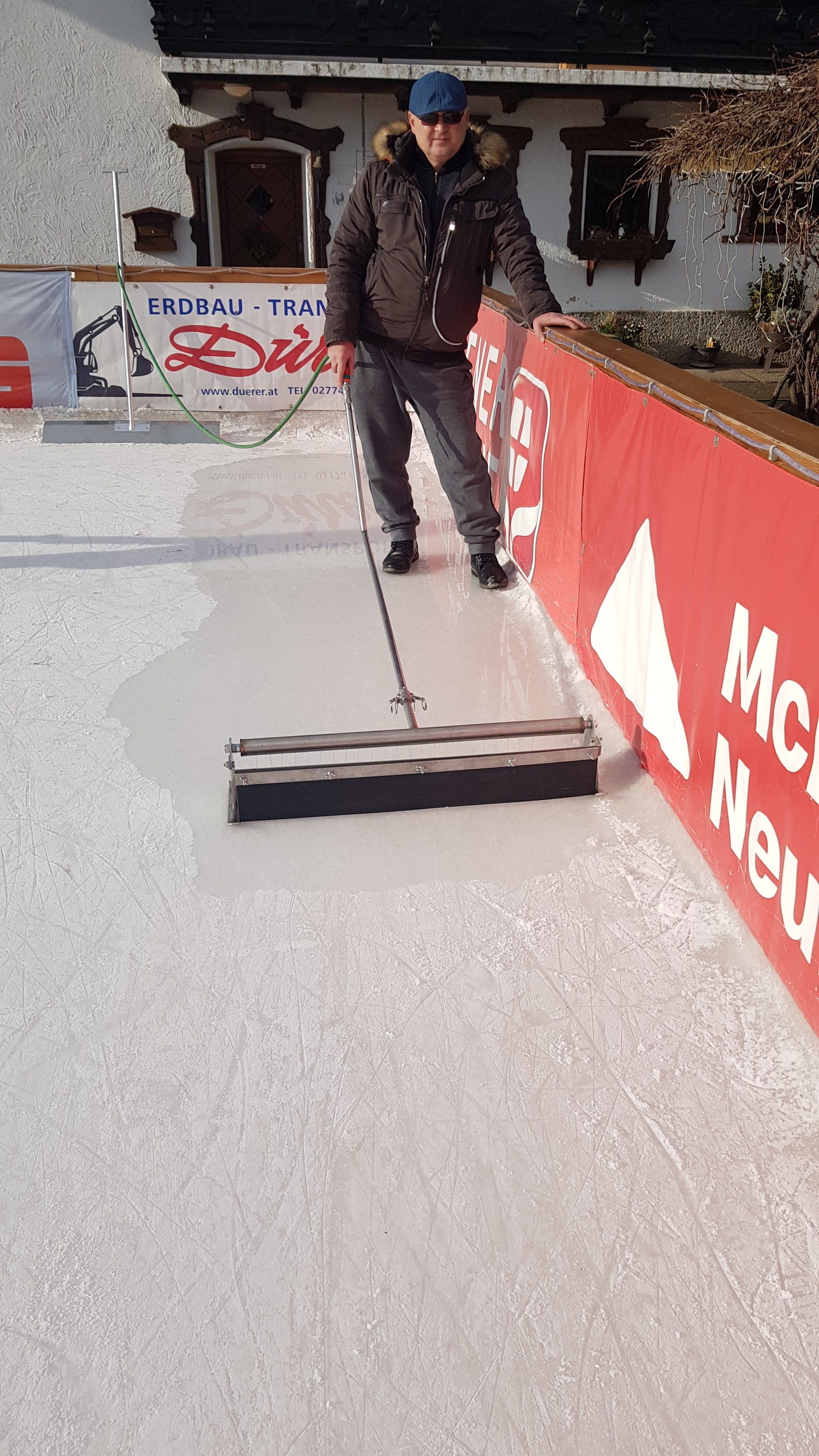 Händische Eisbearbeitung