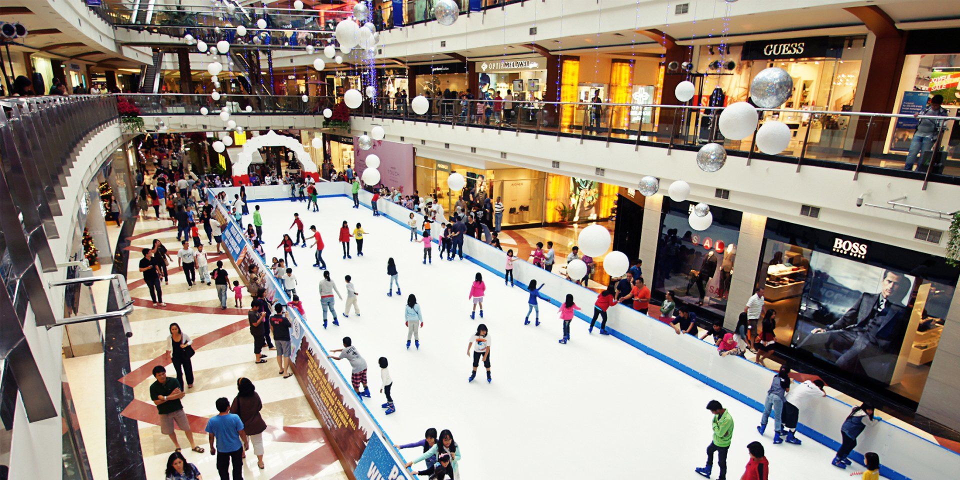 Eislaufbahn Einkaufszentrum