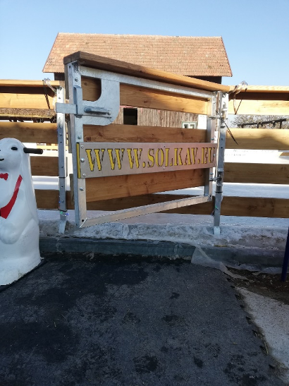 Holzbande Eingagnstor