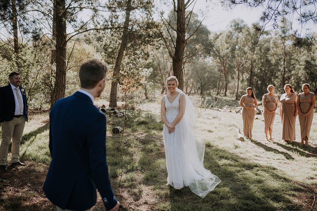 What is a first look at a wedding?