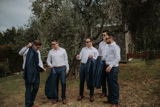 Short on sale sleeve groomsmen