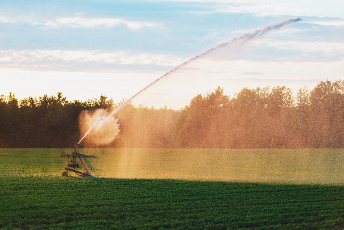 Farm Water Sprinkler — Baden, ON — Bauer Energy Design Inc