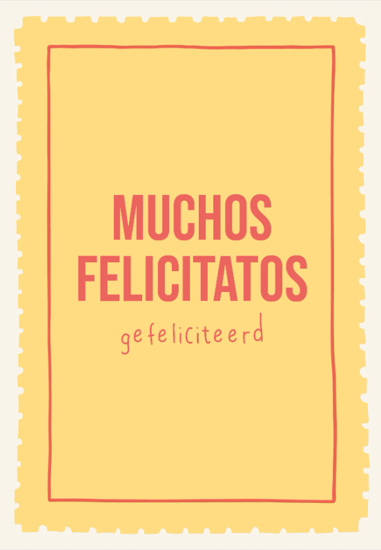 Kaart | Muchos felicitatos