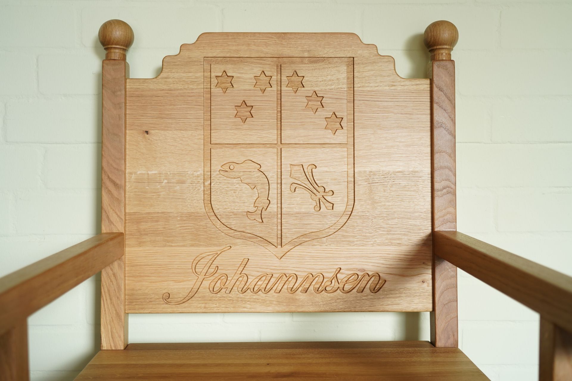 Rückenlehne mit Fräsung