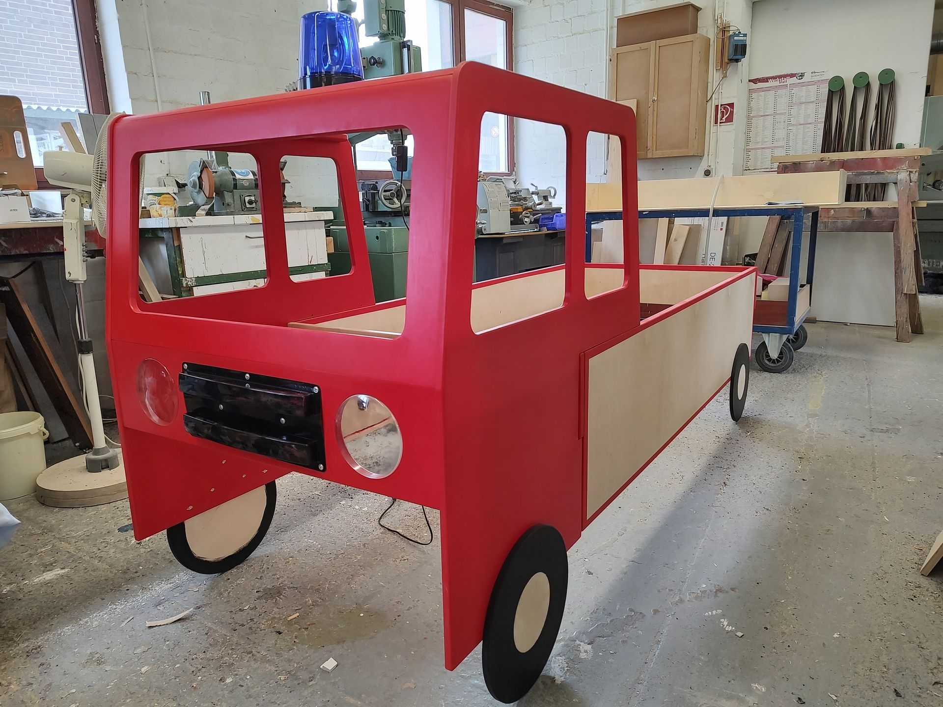 Vormontage in der Werkstatt