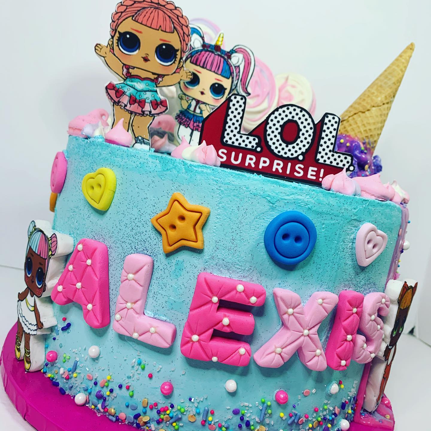 LOL Surprise Dolls Topper Cake – Kissimmee, FL – Kdulce Creations