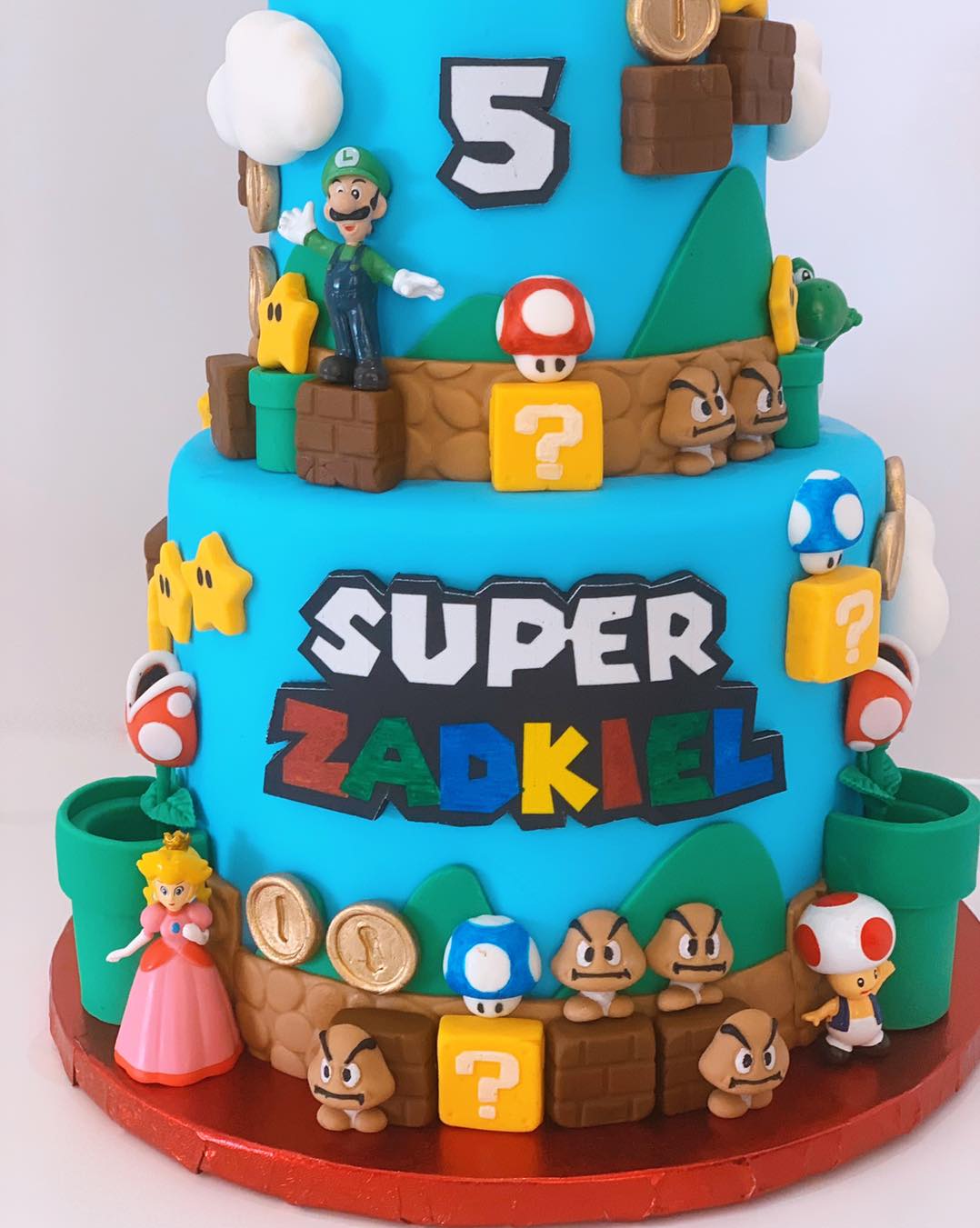 Super Mario Themed Cake – Kissimmee, FL – Kdulce Creations