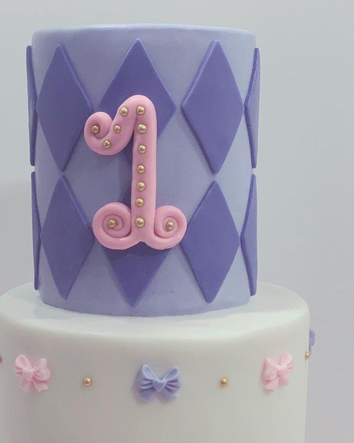First Birthday Cake – Kissimmee, FL – Kdulce Creations