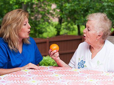 Adult Speech Therapy — Stroke Patient in Apraxia Speech Therapy in Flint Township, MI Adult Speech Therapy — Stroke Patient in Apraxia Speech Therapy in Flint Township, MI