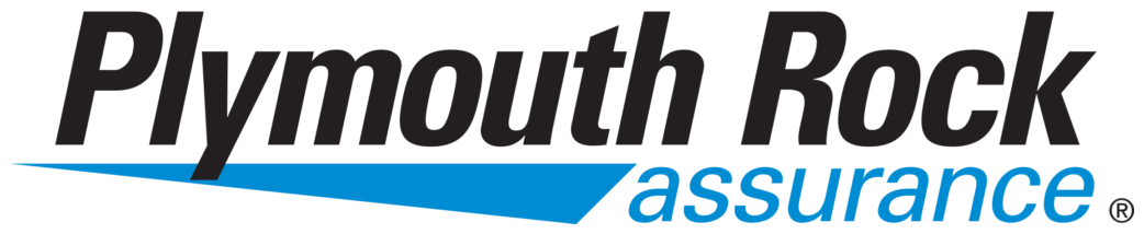The plymouth rock assurance logo is shown on a white background