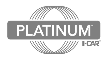 A platinum i-car logo is shown in black and white on a white background.