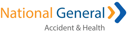 A logo for national general accident and health