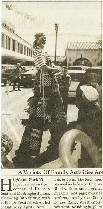 A newspaper article about a variety of family activities