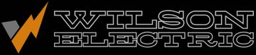 Wilson Electric Wilson Electric logo with a lightning bolt and text on a black background.