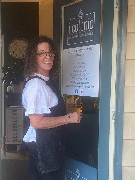 Ally at Front Door — Colon Cleansing in Burleigh Heads, QLD