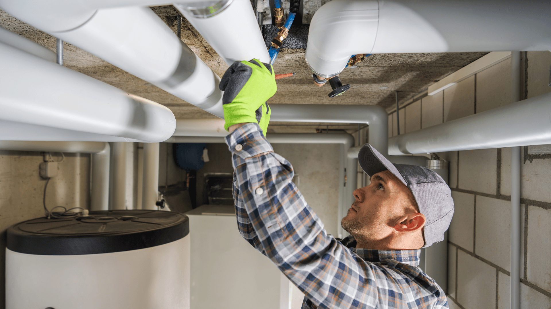 Plumber fixing tubes