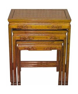French polish covered furniture