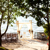 beach wedding ceremony