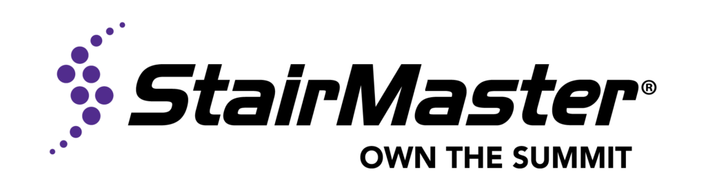 Stairmaster own the summit logo on a white background