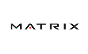 The matrix logo is black and red on a white background.
