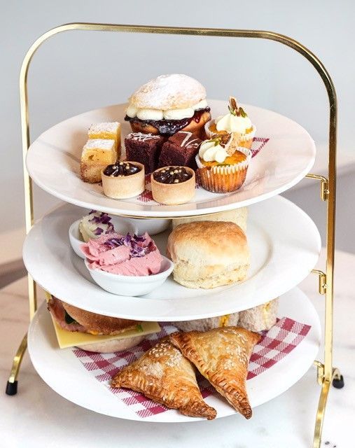 A Plate of Cupcakes and Sandwiches — High Tea-Style Sandwiches in Brisbane, QLD