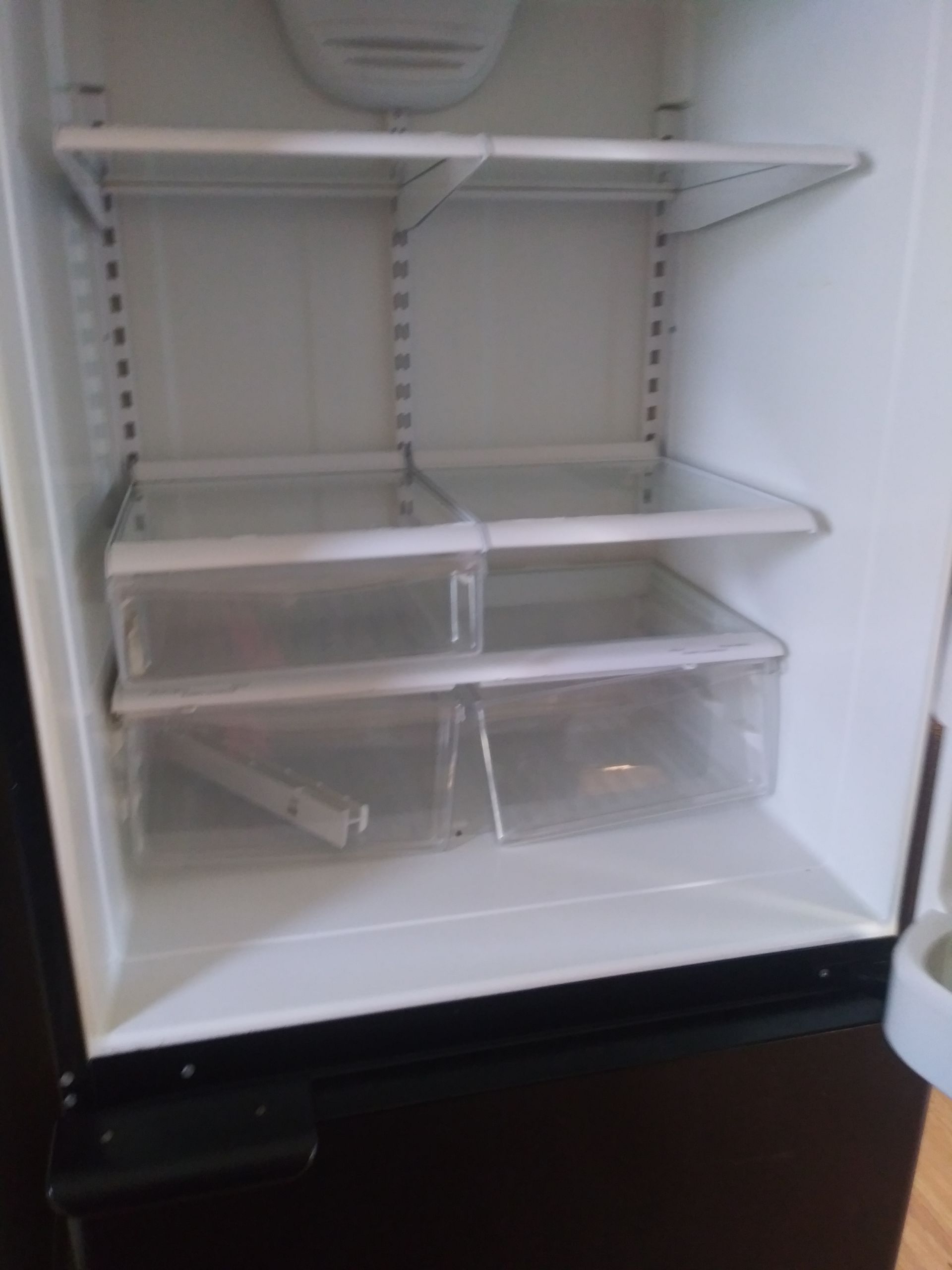 cleaned refrigerator