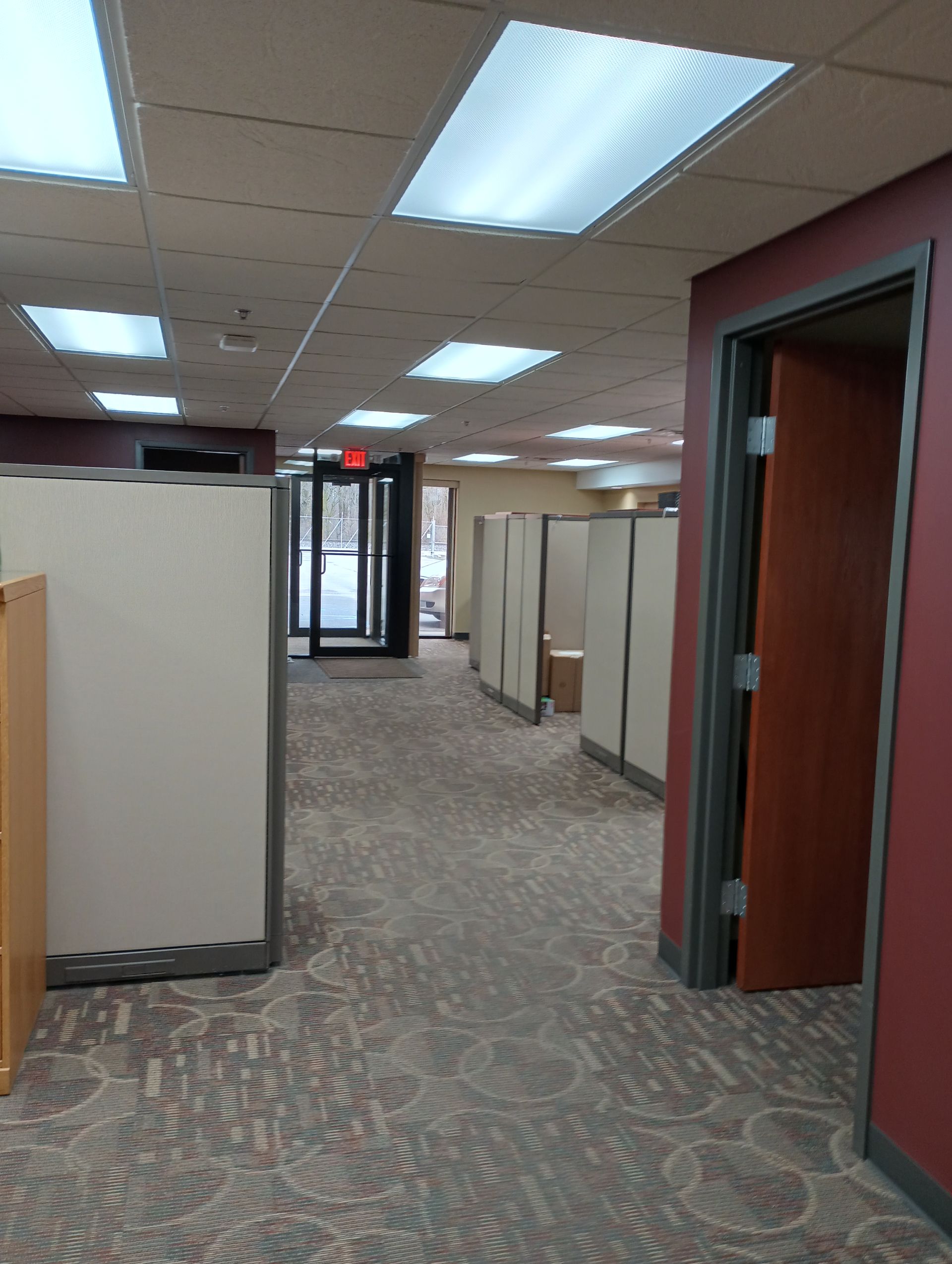 professional cleaned office space