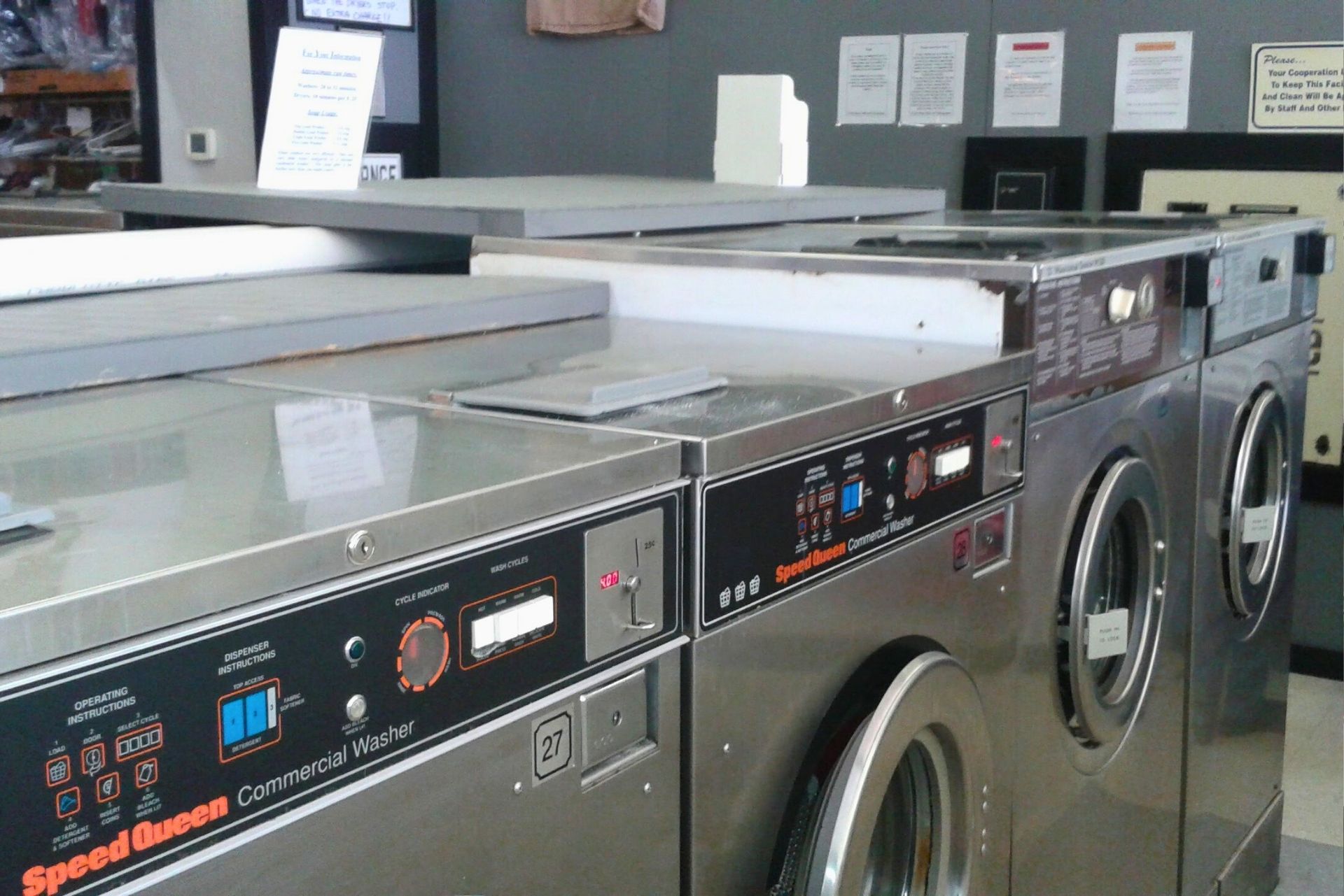 commercial washer and dryer cleaning