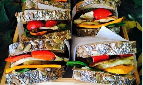 Healthy sandwiches on A Table - Organic & Health Foods In Tweed Heads