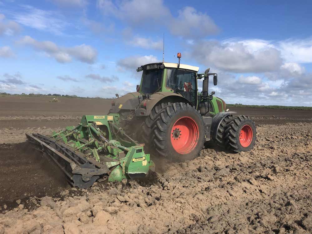 Green Tractor Prepping Soil — Soil Conditioning in Alloway, QLD