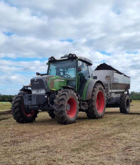 Large Green Tractor on Farm — Soil Conditioning in Alloway, QLD