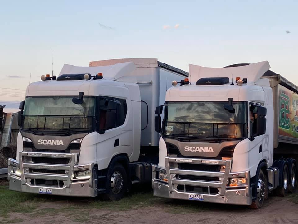 Transport & Bulk Haulage Trucks — Soil Conditioning in Alloway, QLD