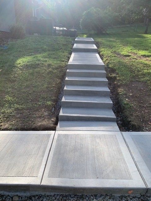 Concrete Sidewalks And Steps — Gibsonia, PA — Langell Concrete Construction