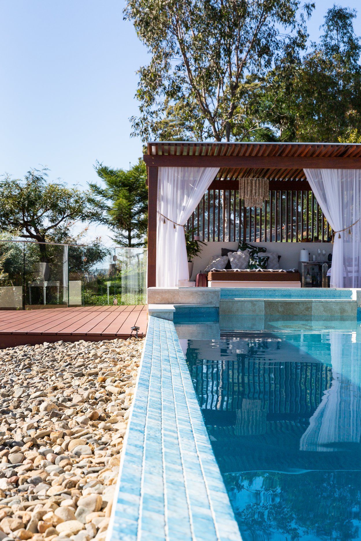 Two Beautiful Design Swimming Pool — Profile Pools & Landscaping In Byron Bay, NSW