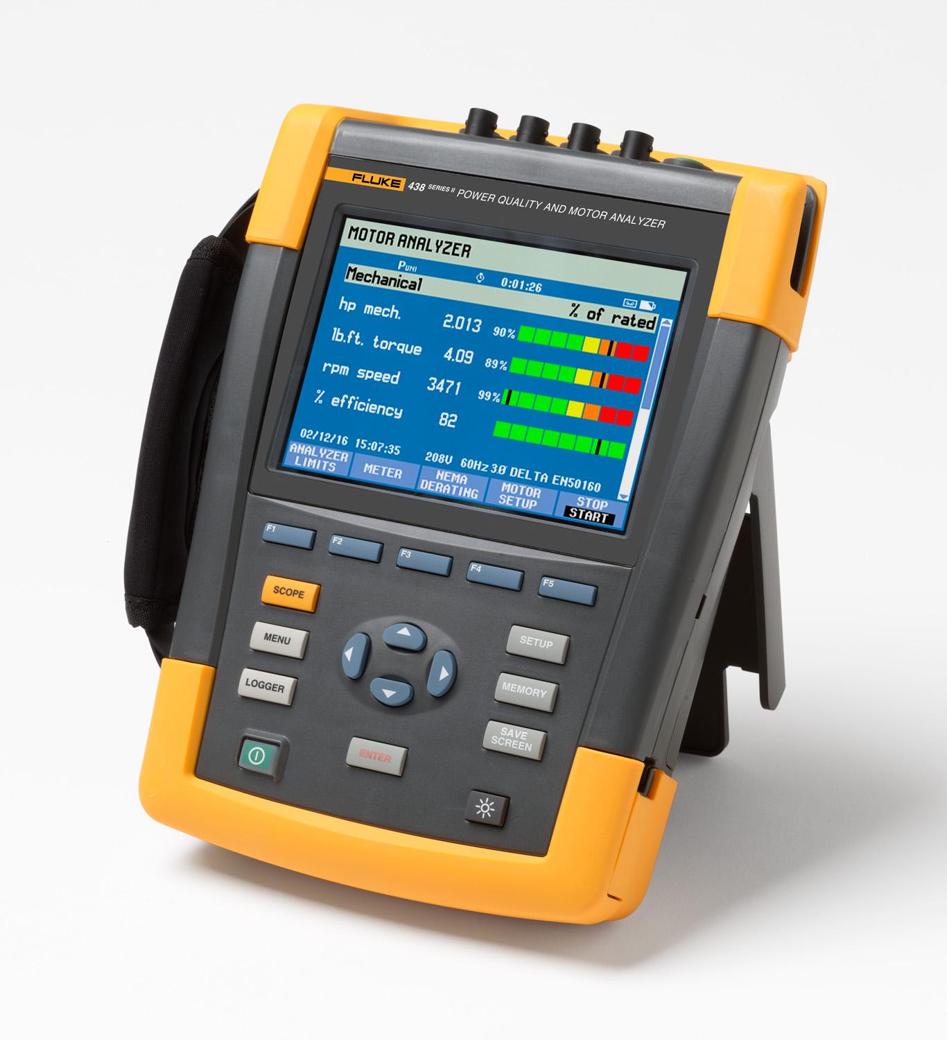 Fluke 438-II Power Quality Analyzer & Motor Analyzer