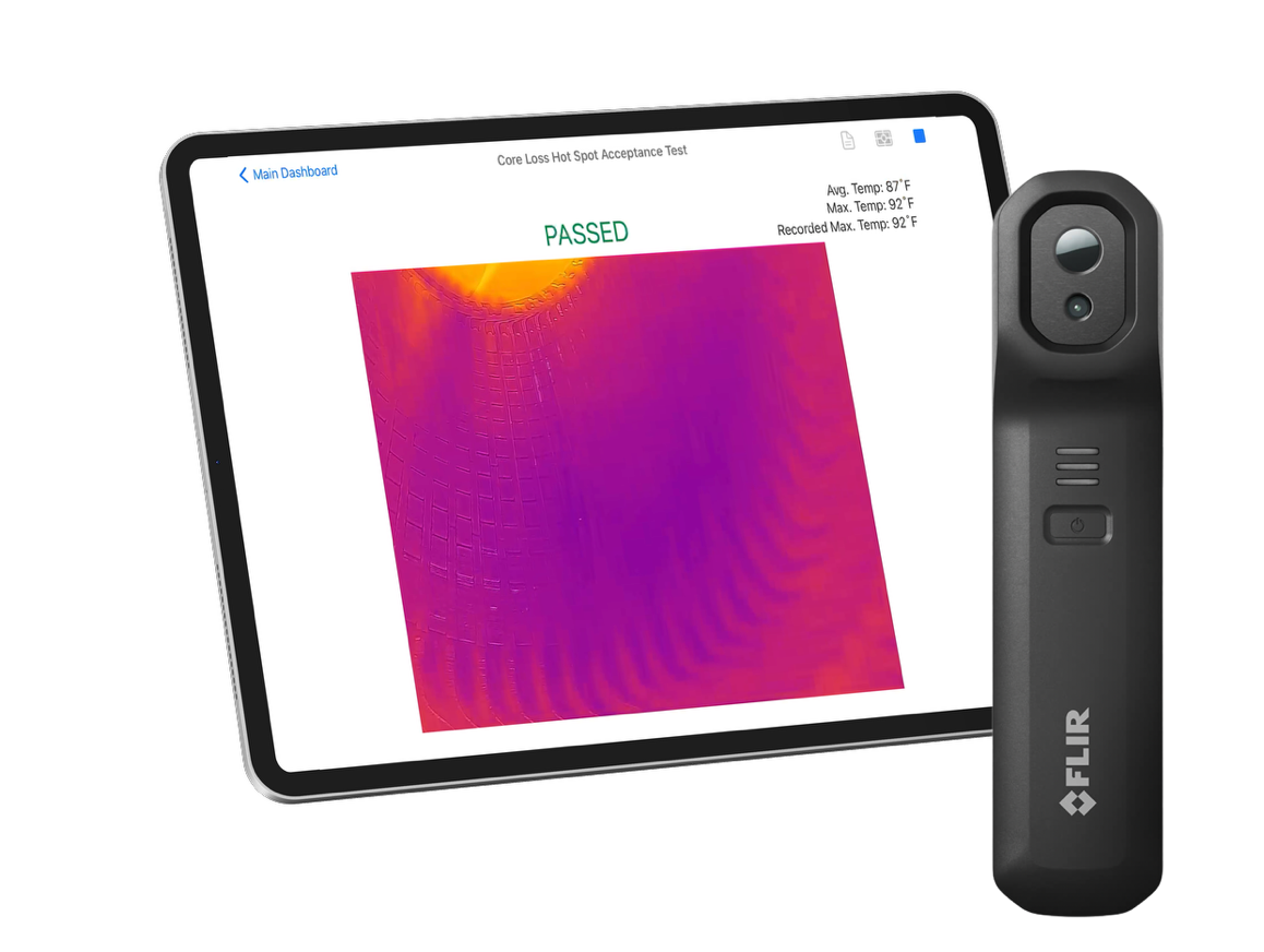 Wireless Thermal-Image Core Loss Test