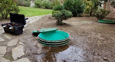 Installation of new septic tanks 