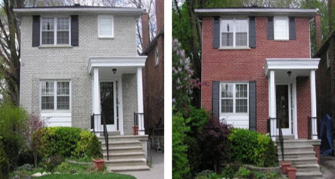 before and after house