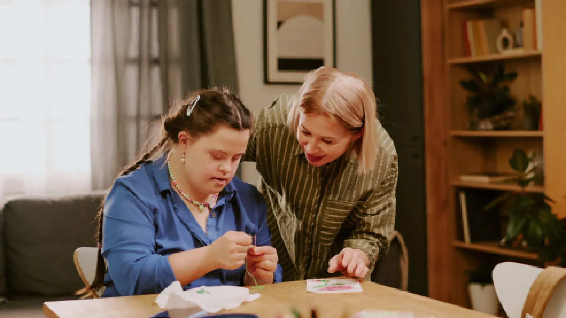NDIS carer with participant