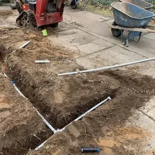 Irrigation installation in Mansfield TX - Anchor Irrigation hard at work
