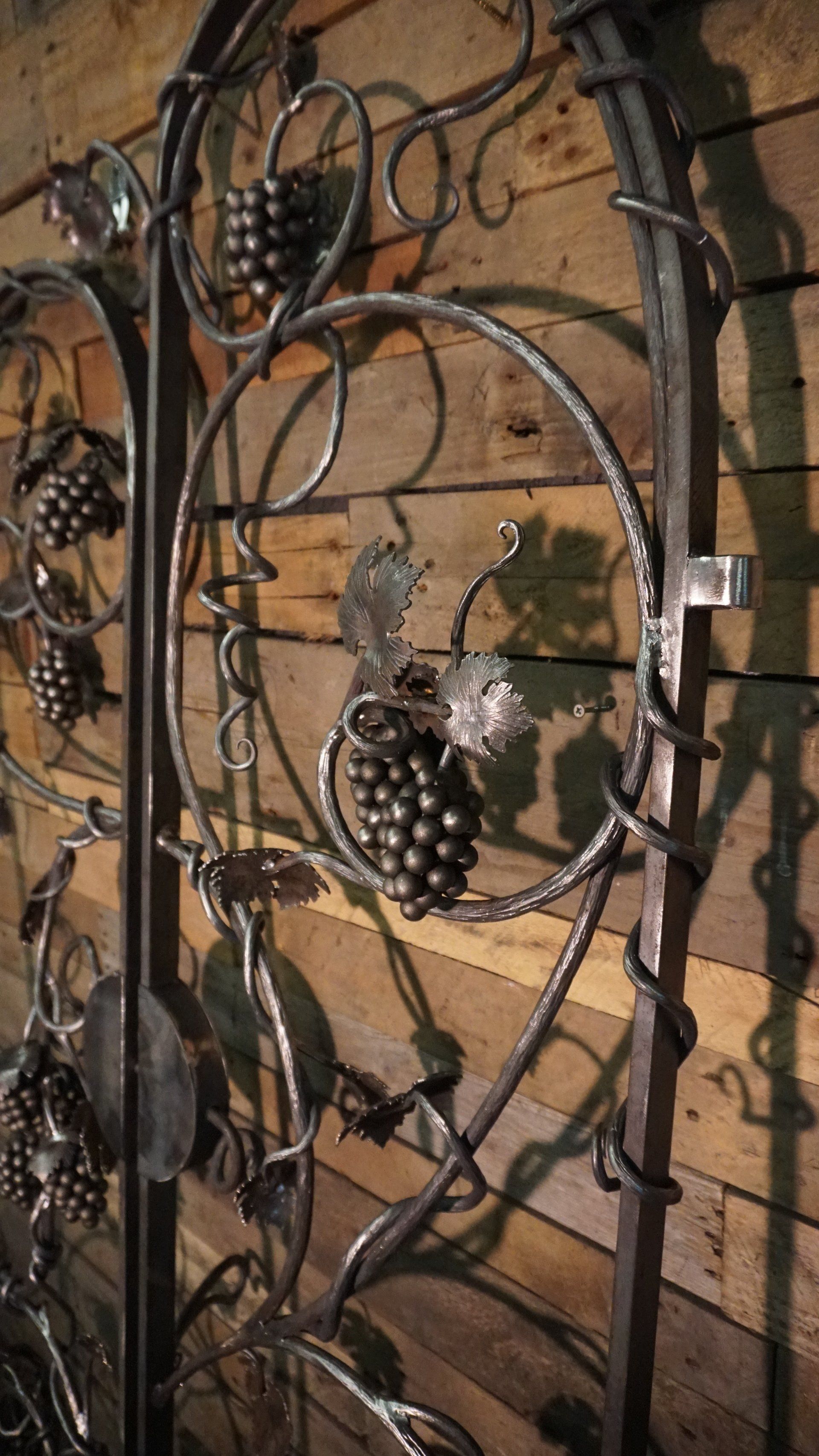 vine leaf gates by award winning blacksmith William Holland