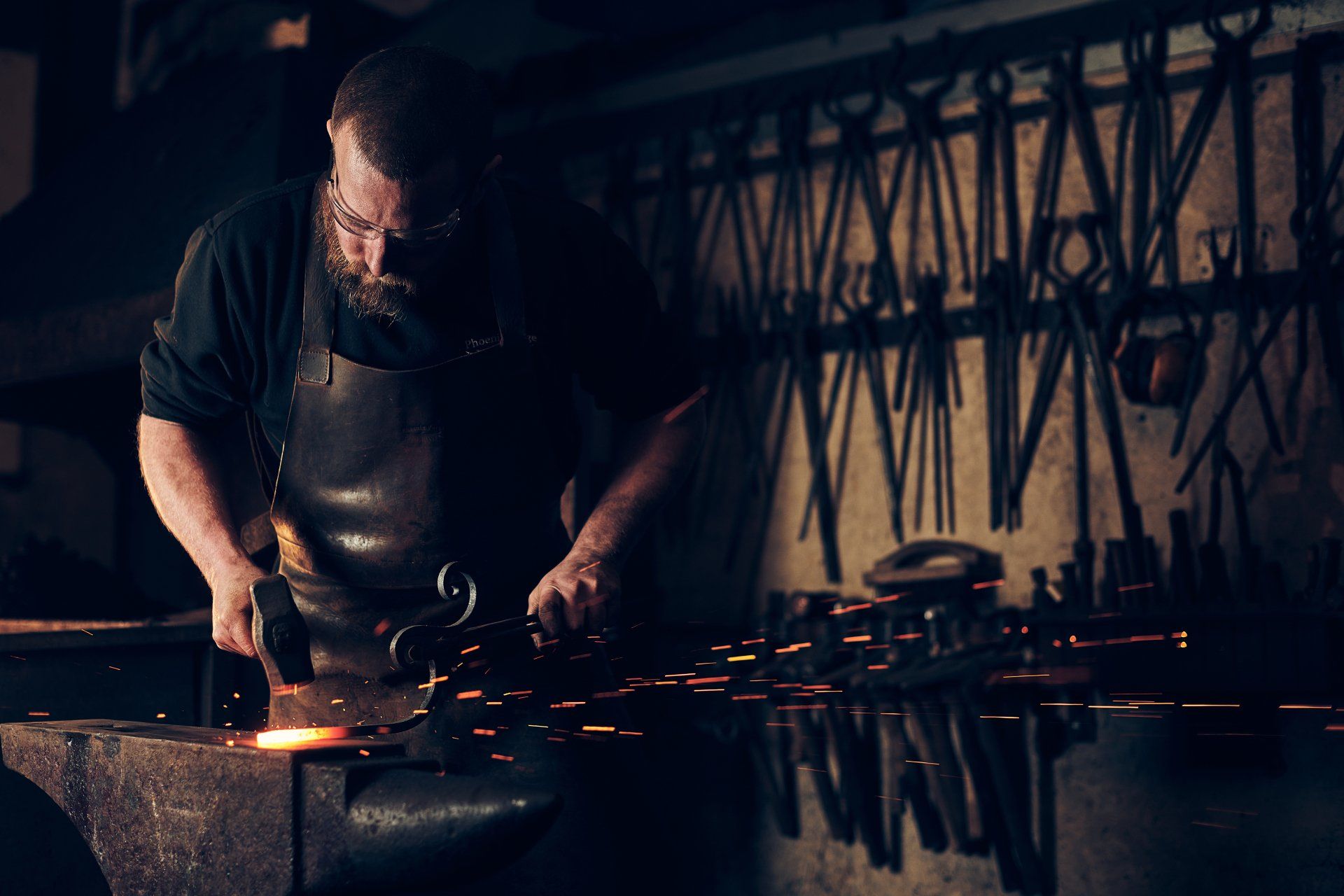 william holland blacksmith forging