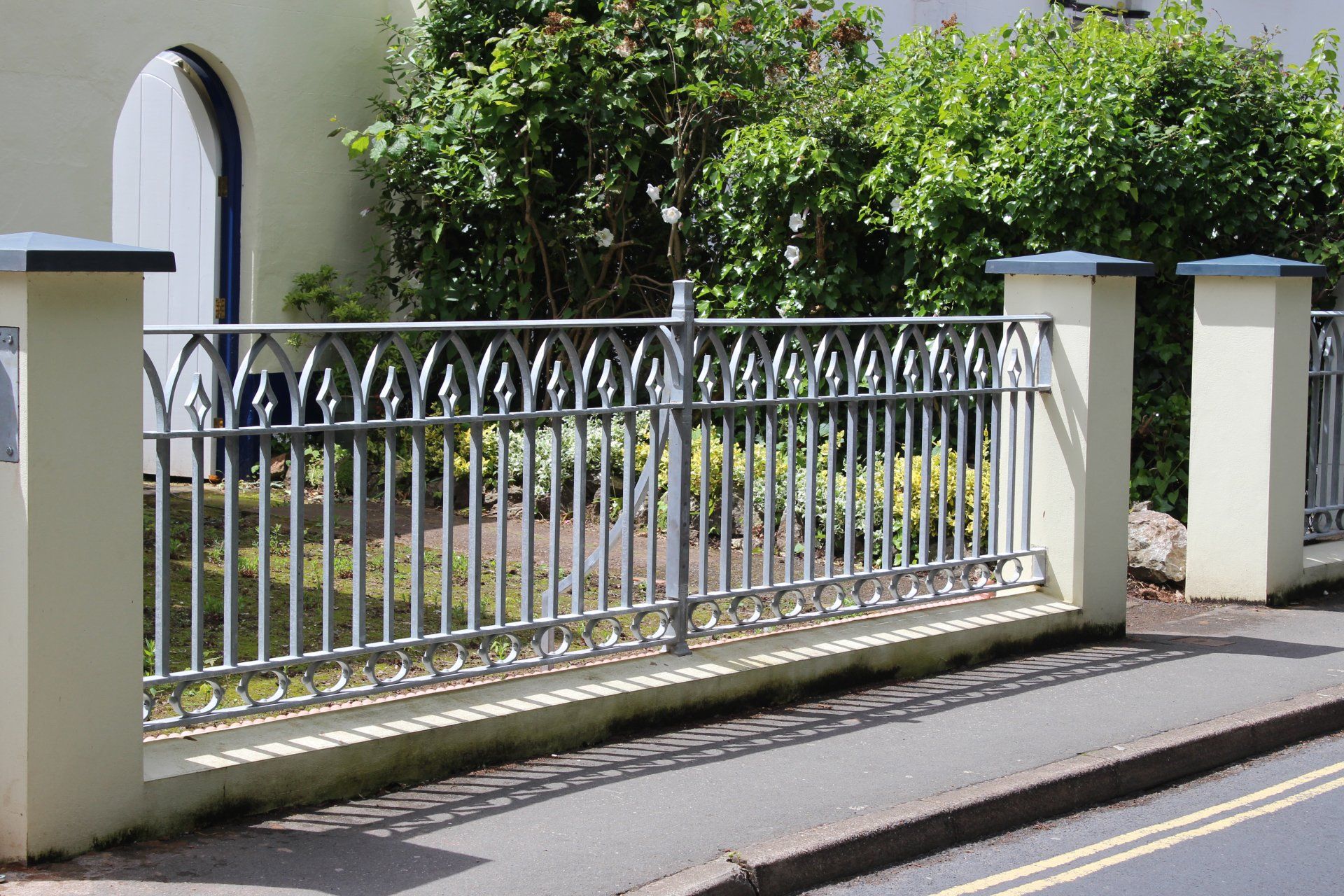 Bespoke railings carmarthen by award winning blacksmith William Holland