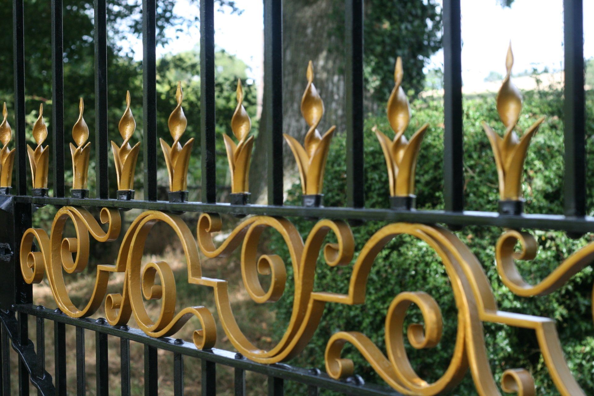 bespoke gates pembroke  by award winning blacksmith William Holland