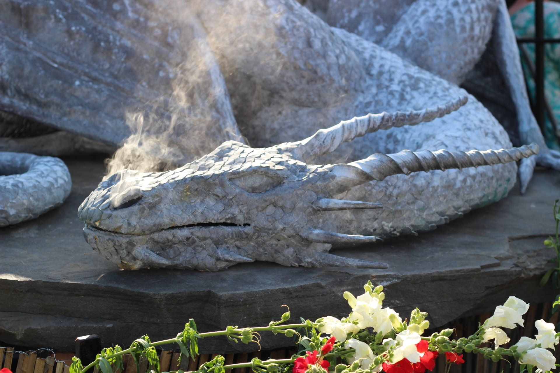 one of a kind dragon sculpture by award winning blacksmith William Holland