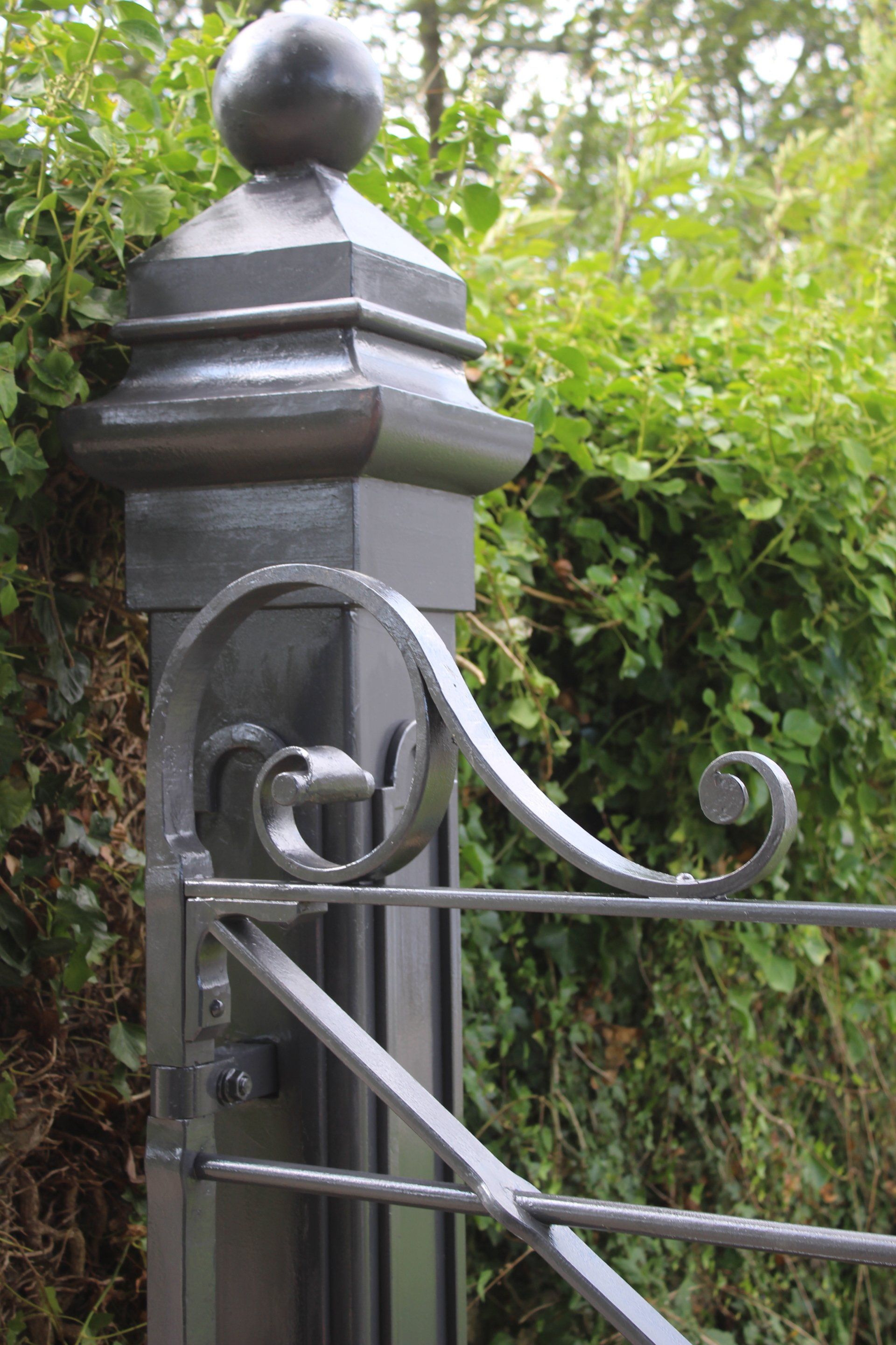 Beautiful Iron gates by award winning blacksmith William Holland