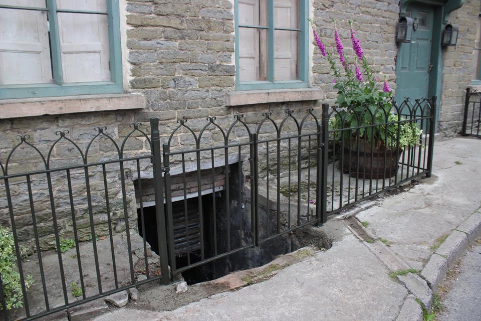 hand made iron railings by award winning blacksmith William Holland