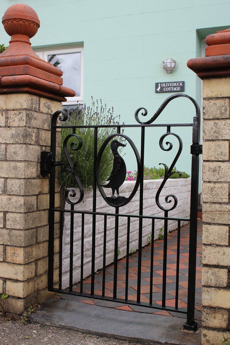 handforged garden gate Narberth by award winning blacksmith William Holland