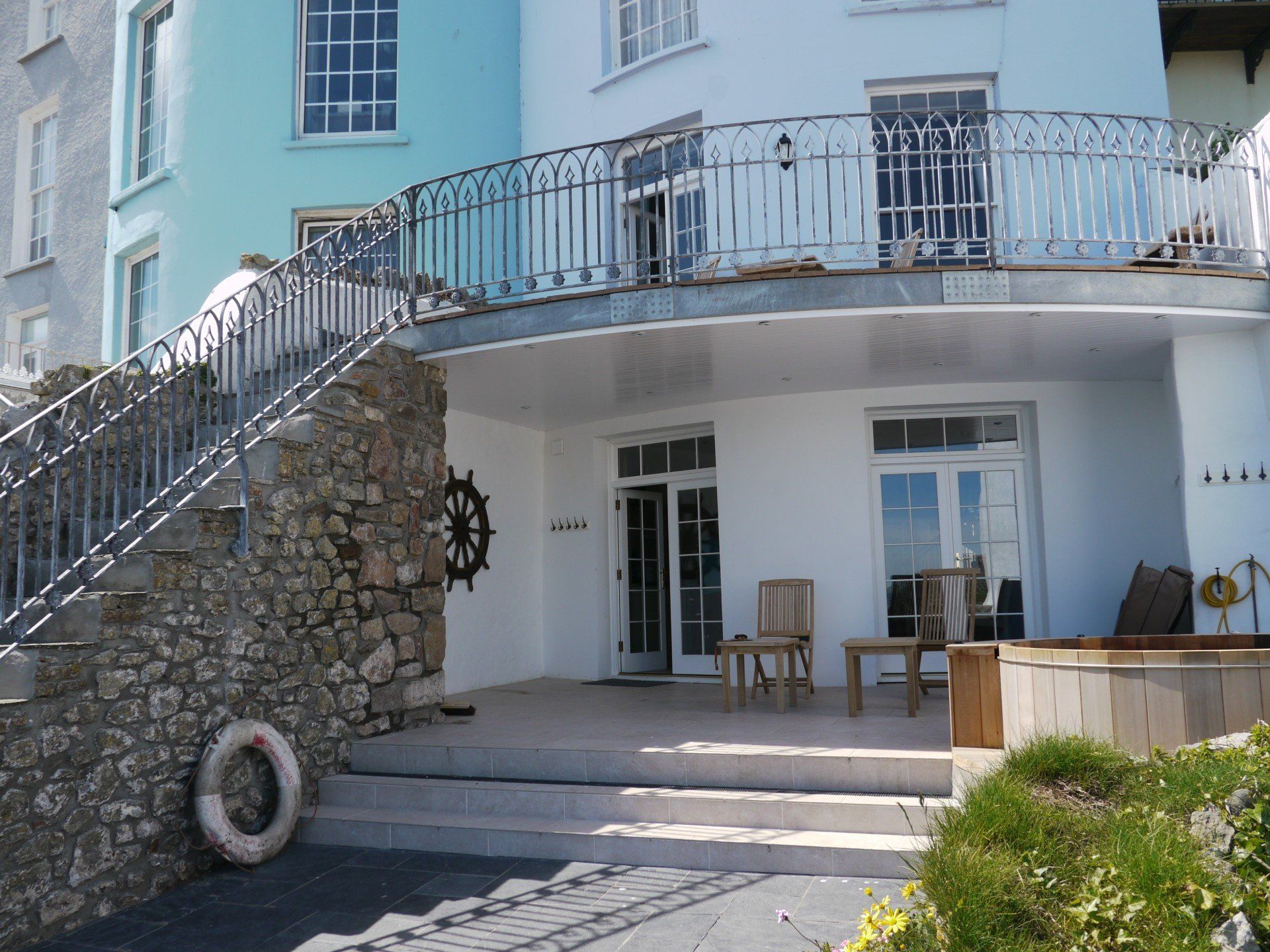 handforged railings Tenby by award winning blacksmith William Holland