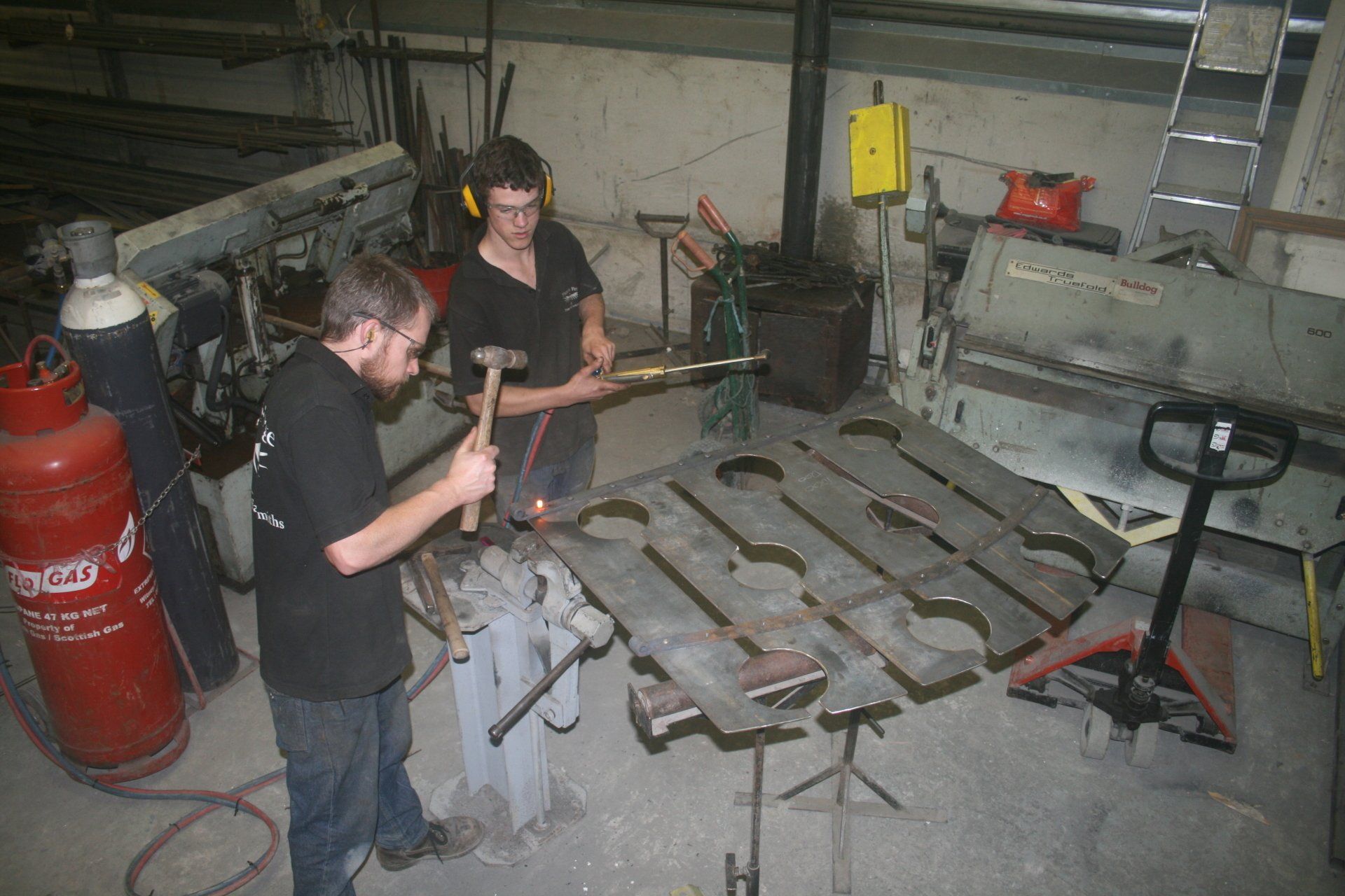 handforged gate llandeilo by award winning blacksmith William Holland